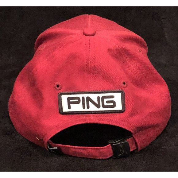 PING G15 Red Adjustable Strap Back Cap. Very Good Pre Owned Condition - Picture 4 of 8
